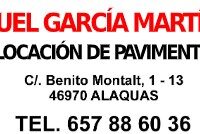 Miguel García pavimentos logo